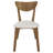 Mid-Century Modern 5-Piece Dining Table Set With Curved Chairs And Rectangular Table For Compact Spaces