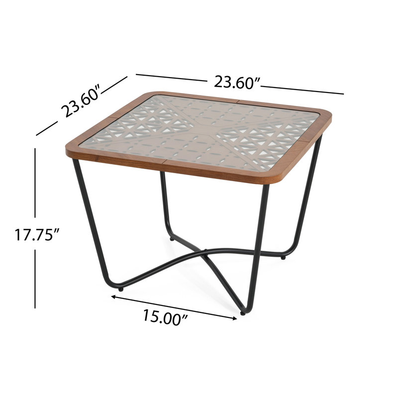 Hexagonal Archaistic Side Table