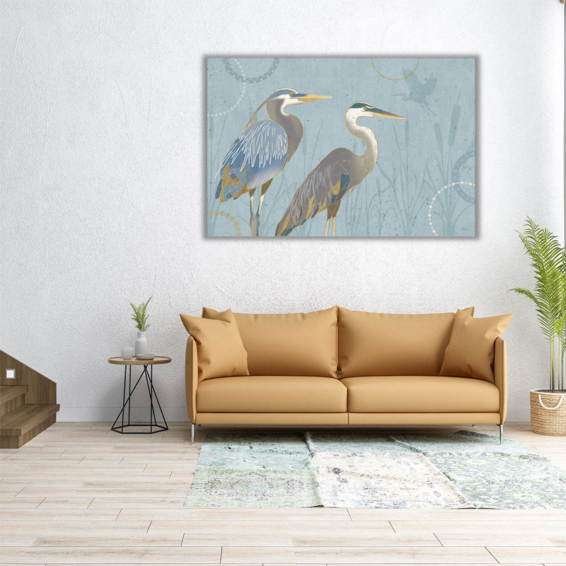 By the Shore I - reproduction d'art sur toile, H 20 po x l 30 po