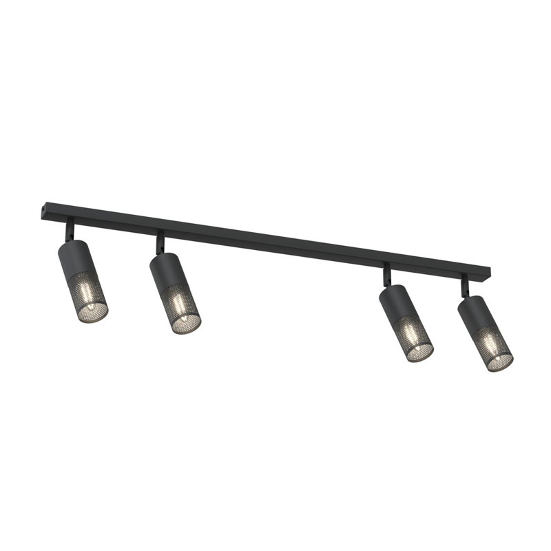 Samonie Flush Mount, Matte Black