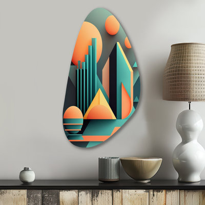 Cimaglia - Art géométrique asymétrique moderne en métal