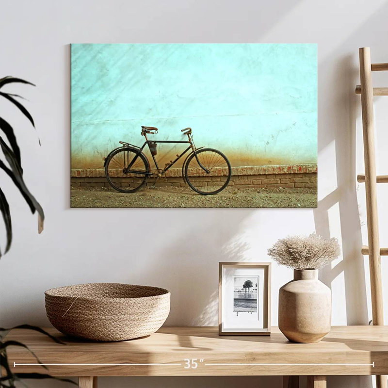 Mehar garé vieux vélo, H 16 po x l 24 po