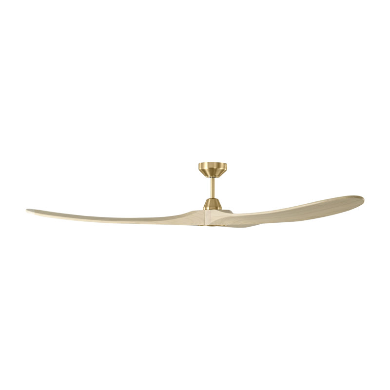 Visual Comfort Fan Maverick Smart 70 Indoor Ceiling Fan with Threaded Downrod, Dark Walnut blades and Handheld Remote