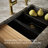 Riverby 33" undermount double-bowl workstation kitchen sink-107896247