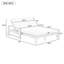 Chaise longue double avec dossier réglable-129466807