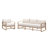 Glenam Cream Outdoor Sofa