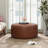 Henrik Modern Upholstered Round Ottoman-263383196