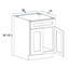 Meuble-lavabo simple 30 po en érable Shaker