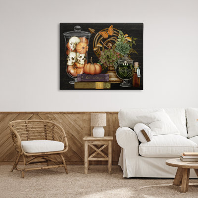 Automne foncé sur toile, par Nicole Tamarin