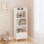 Bibliothèque pour enfants à 4 niveaux, présentoir à livres pour enfants, armoire de rangement pour jouets