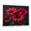 Monochromes rouges, romantiques, lueur romantique I - marguerites, impression d'art mural