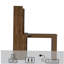 Bureau en L avec chargeur, bureau d'ordinateur avec tiroirs, bibliothèque, avec éclairage à DEL, bureau d'angle moderne, bureau à domicile, bureau d'écriture en L, bureau d'ordinateur de coin avec rangement-389938248