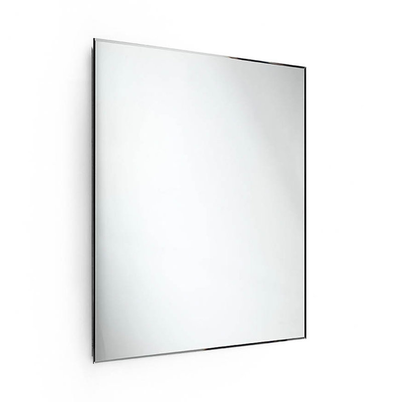 Speci Flat Beveled Wall Mirror, 23.6" H x 1.3" W