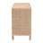 Camodeca Japandi Sun-Bleached Braided Rattan 6-Drawer Dresser