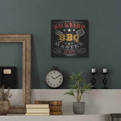 Luxe Metal Art 'Backyard Bbq' by Pela Studio Metal Wall Art