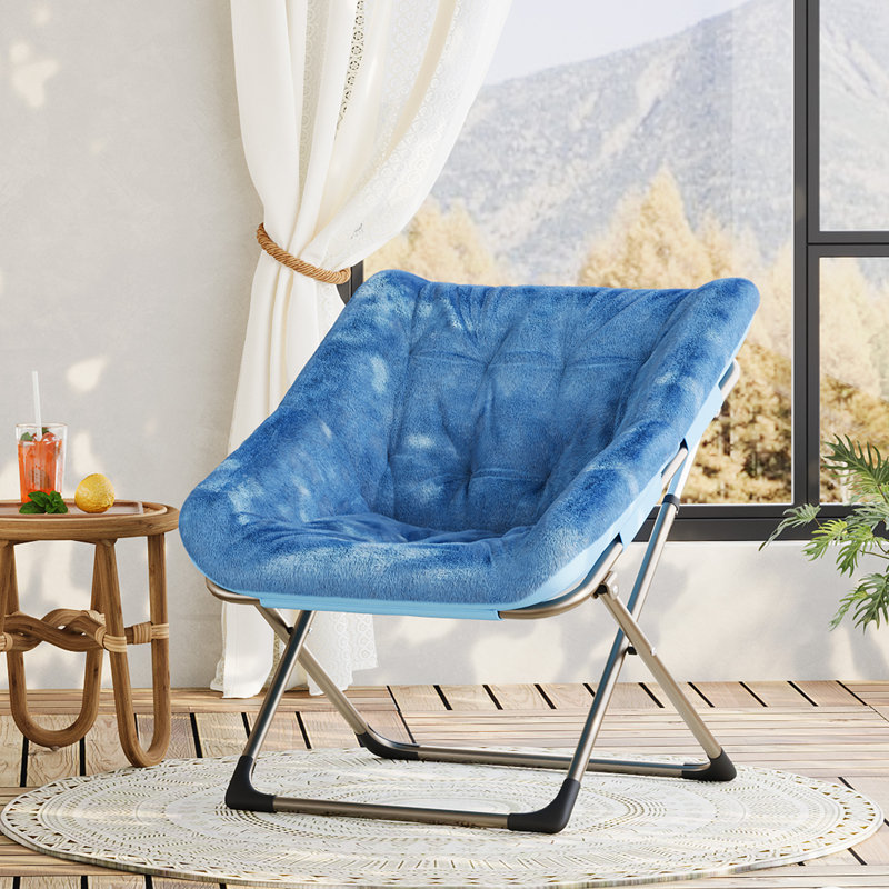 Upholstered Accent Chair, Blue