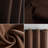 Dark Coffee Blackout Curtains For Bedroom Set Of 2 Curtain Panels - Thermal Insulated Room Darkening Curtains,-114328218