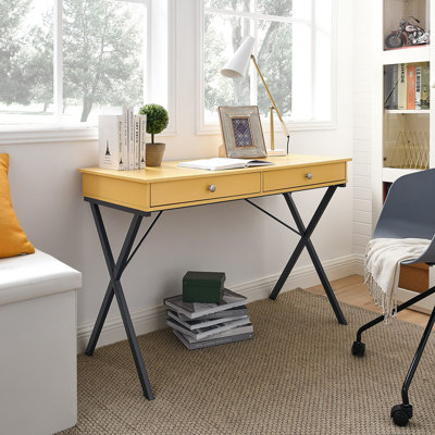 Kasparas Metal Base Writing Desk