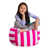 Canvas Stripes Pink and White