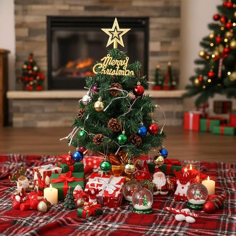 1.84' H Artificial Pine Christmas Tree