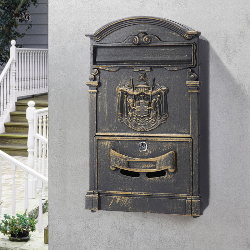 Aluminum Wall Mounted Post Box