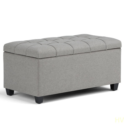 Sienna - Storage Ottoman Bench   For Bedroom, Living Room And Entryway