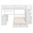 Full Over Twin Bunk Bed With Desk, Drawers And Shelves-2055994872