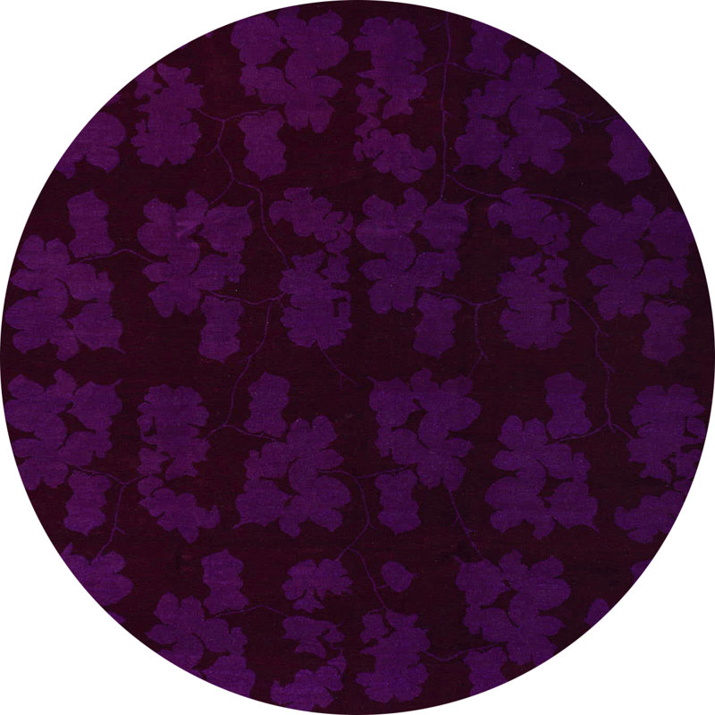 Berley Abstract Indoor Rug, Round 4'