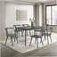Ensemble de 2 pièces pour chaise de salle à manger rustique moderne de style campagnard au design rétro, facile à assembler-633219654