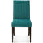 Motivate Channel Tufted Upholstered Fabric Dining Side Chair In Teal-553038930