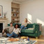 Chesterfield en velours 3 places-469021407