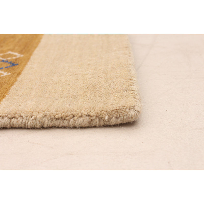 Tapis multicolore Kashkuli Gabbeh 6 pi 1 po x 9 pi 1 po