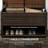 Outdoor Deck Box & Shoe Storage, Towel Rack With Liner