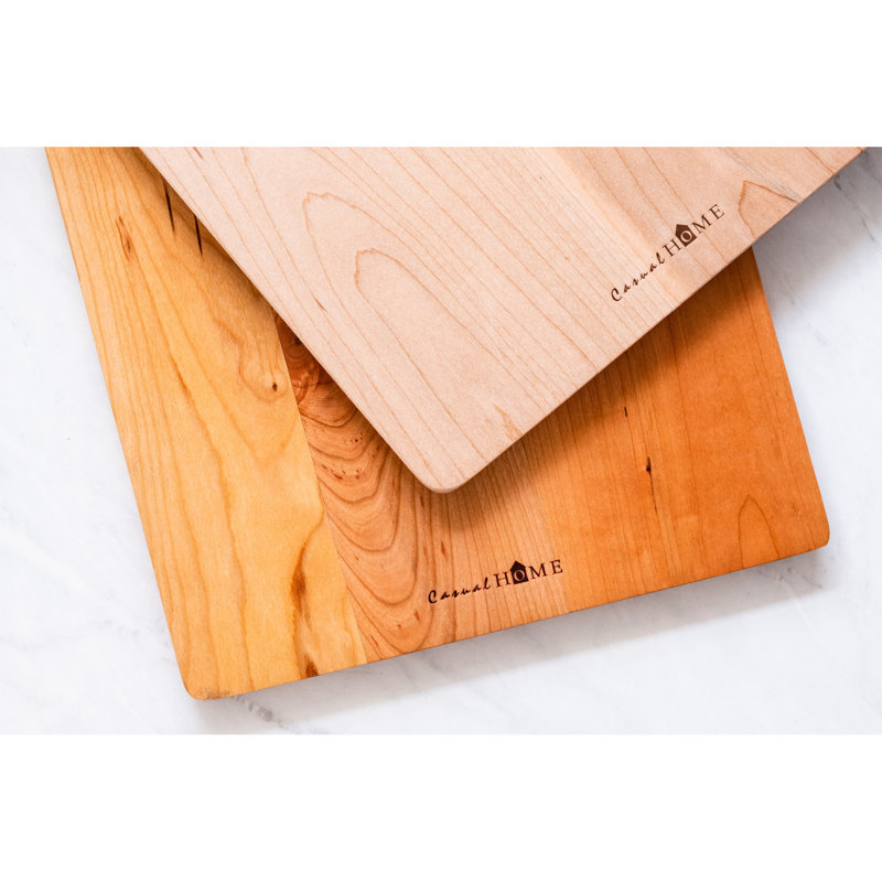 Cherry Rectangular Cutting Board with Juice Groove