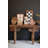 Kalalou Rectangle Checkered Serving Board in Marble and Wood 12" H