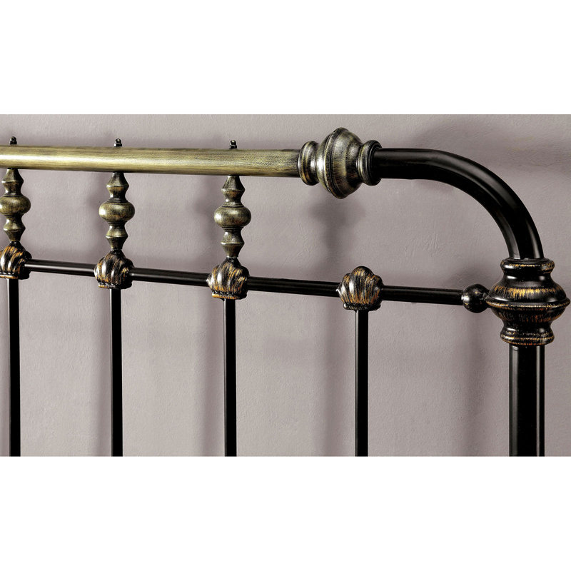 Barbieri Metal Slat Bed, Queen