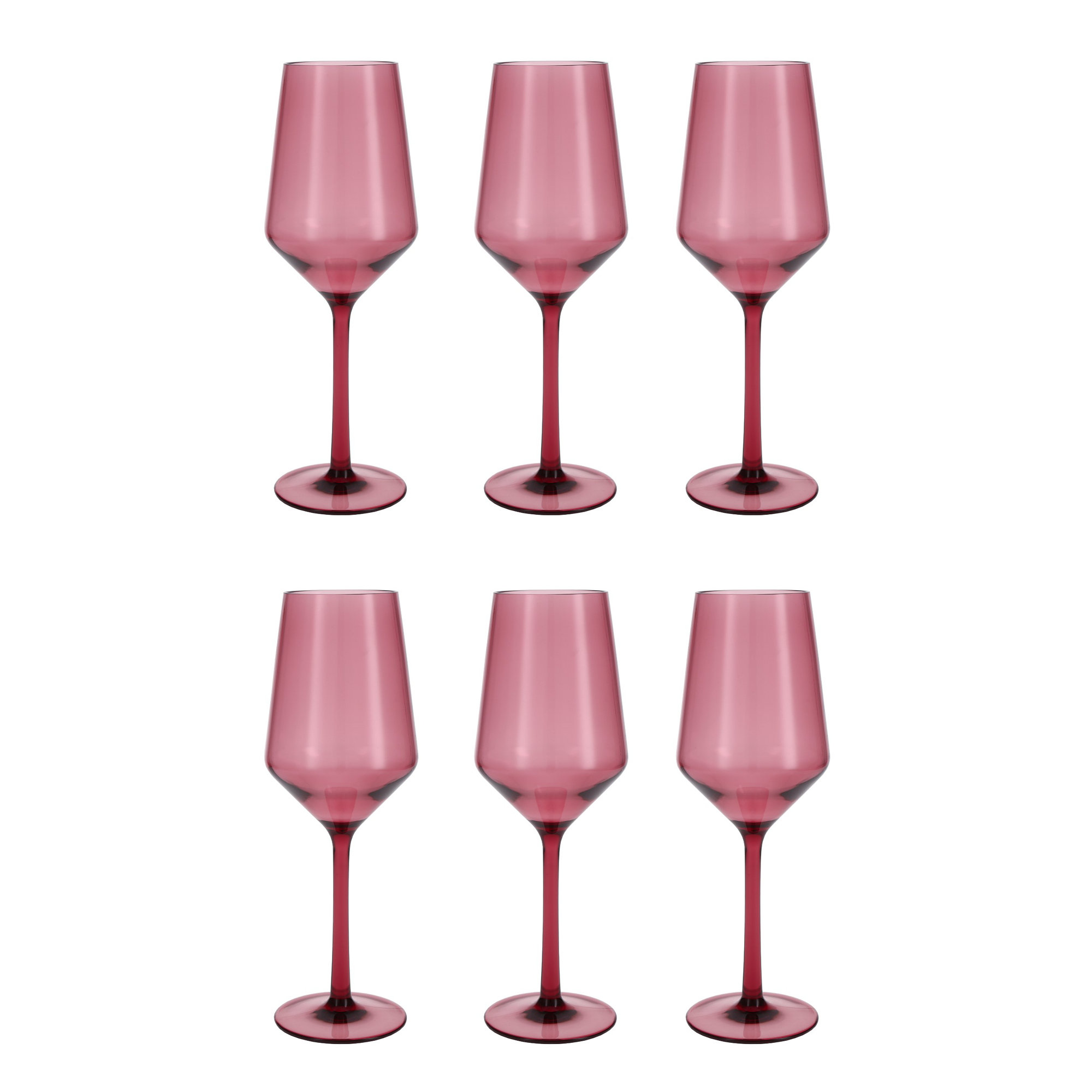 Fortessa Sole Outdoor Wine Glass, Rose Red, 13 oz.
