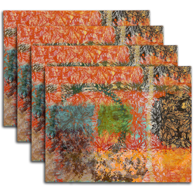Napperon abstrait en polyester