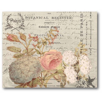 Pink & White - Print on Canvas