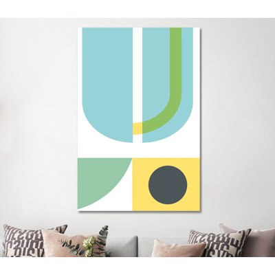 Geometric Composition III by Nouveau Prints - Wrapped Canvas Gallery-Wrapped Canvas Giclée