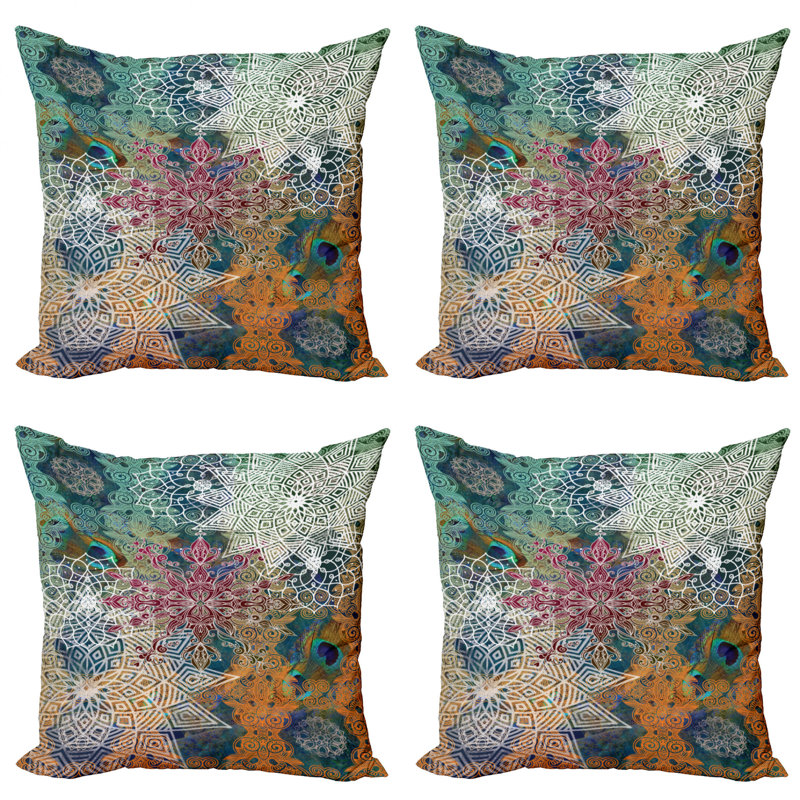 Ambesonne Square Microfiber Pillow Cover, 24" x 24"