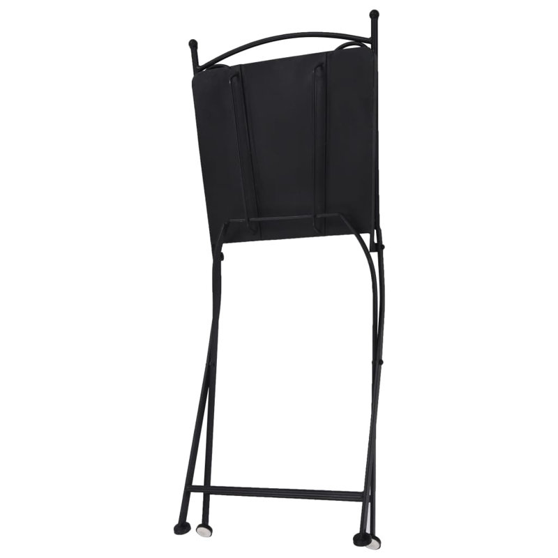 Ensemble bistro rond pour 2 personnes Cadee, Yes, Orange