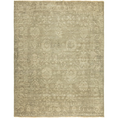 Wool Area Rug in Gray