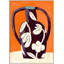 Black Vase White Flowers Print by Marco Marella For Studio M-110513809-110513810
