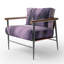 Fauteuil d'appoint rembourré abstrait-321329156