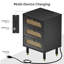 15.75 Inch 3-Drawer Rattan Vredenburgh With US Standard Power Outlet-157168158