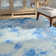 Coleman Hand Tufted Wool/Cotton Geometric Rug in Blue/Ivory