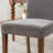 Fabric Upholstered Dining Chair Side Chair With Solid Wood Legs-465663113-436645581