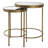 Mirrored Glass Tray Top Nesting Tables