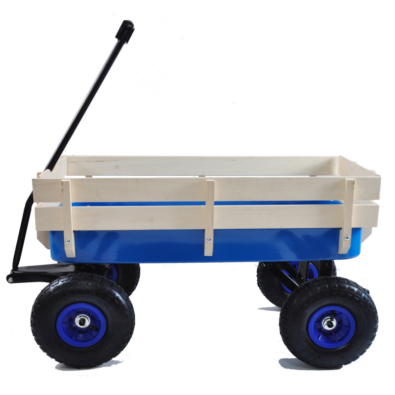 Chariot de jardin pour l'extérieur, Bleu